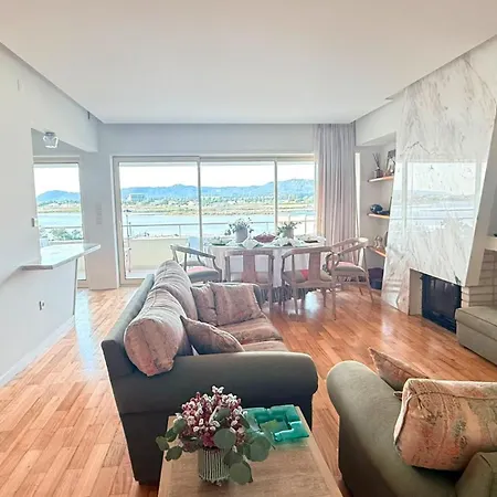 Apartament Dreamscape Ofir - Riverfront Retreat By The Sea